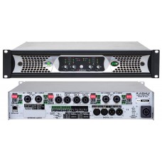 Amplificador de áudio,  4 x 3000 W, multimodo, rede, DANTE, DSP