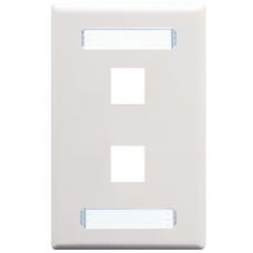 Espelho clássico 4x2  2 portas Keystone com visor, branco - 107S02WH