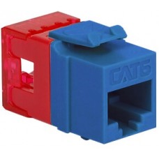 Porta RJ45 cat 6 azul - 1078F6BL