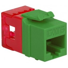 Porta RJ45 cat 6 verde - 1078F6GN