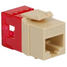 Porta RJ45 cat 6 marfim - 1078F6IV