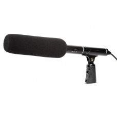 Microfone capacitivo shot gun à bateria cabo fixo - 	SG-5BC