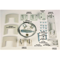 Suporte para fixar O-Line-8 em parede, kit - ASF20022