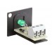 Inserto para corte XLR indicador LED verde- AMS-LEDG